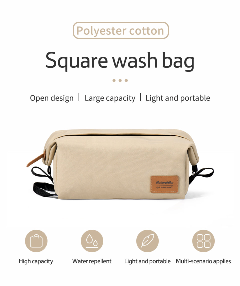 3L 旅行洗漱包 - 綠色/卡奇色/黑色