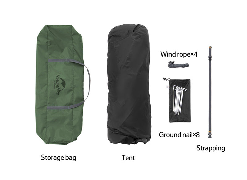 3人自動速開帳篷 | 一拉搭建 | PU2000mm防水 | 防風NH21ZP008