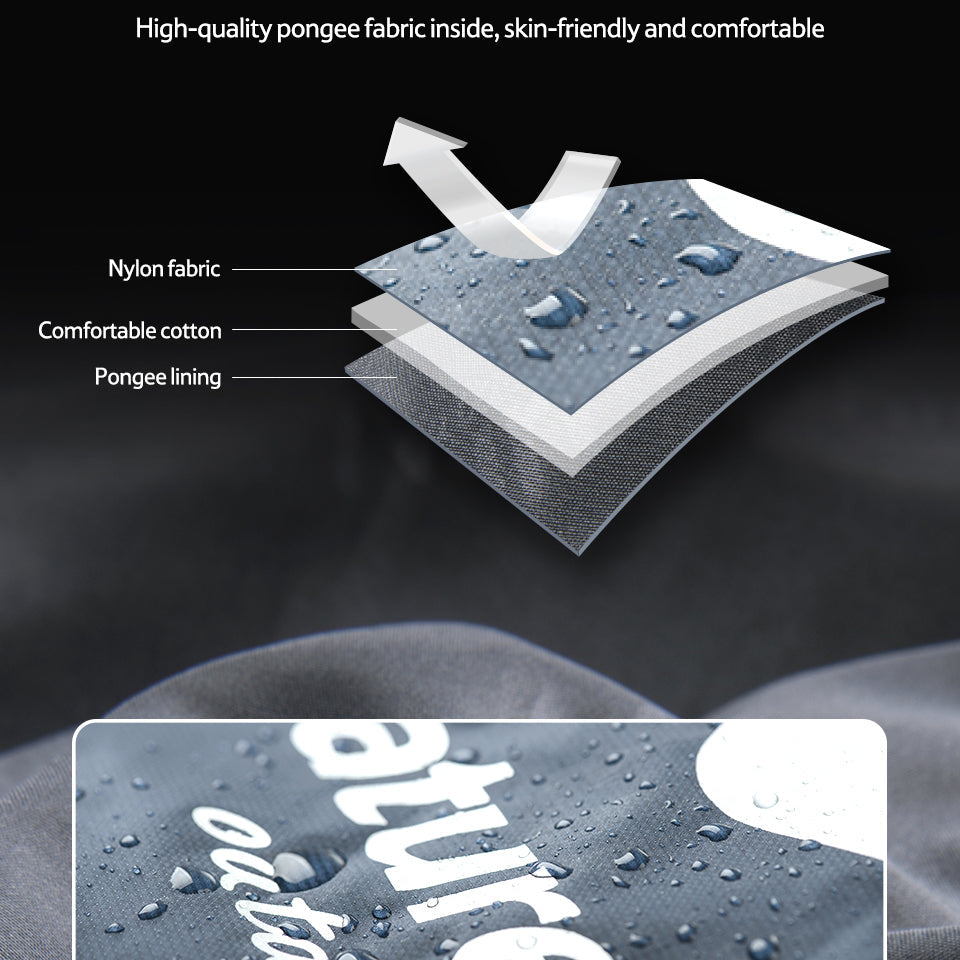 LW180 單人Envelope式棉質睡袋 - 綠色/藍色